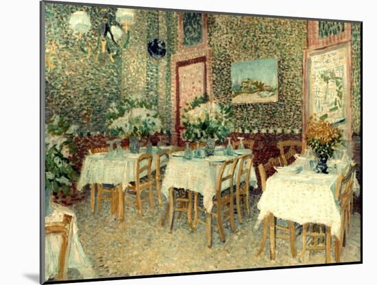 Van Gogh: Restaurant, 1887-Vincent van Gogh-Mounted Giclee Print