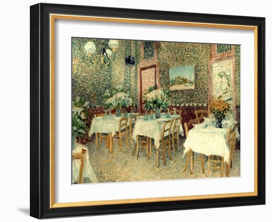 Van Gogh: Restaurant, 1887-Vincent van Gogh-Framed Giclee Print