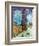 Van Gogh: Road, 1890-Vincent van Gogh-Framed Giclee Print