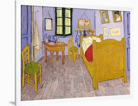 Van Gogh's Bedroom at Arles, 1889-Vincent van Gogh-Framed Giclee Print