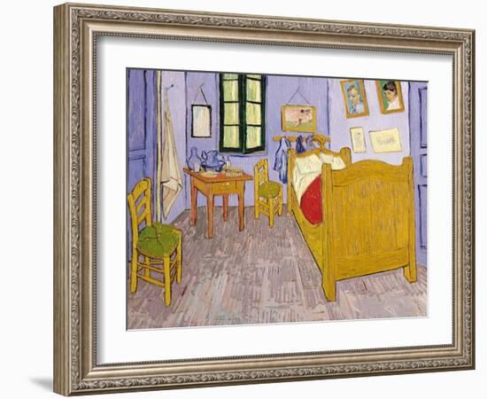 Van Gogh's Bedroom at Arles, 1889-Vincent van Gogh-Framed Giclee Print