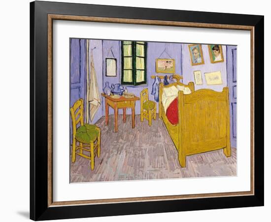 Van Gogh's Bedroom at Arles, 1889-Vincent van Gogh-Framed Giclee Print