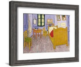 Van Gogh's Bedroom at Arles, 1889-Vincent van Gogh-Framed Giclee Print