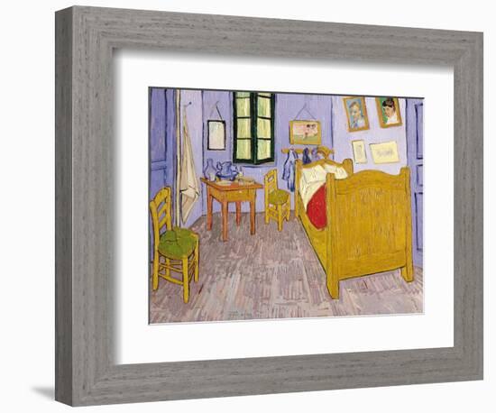 Van Gogh's Bedroom at Arles, 1889-Vincent van Gogh-Framed Giclee Print