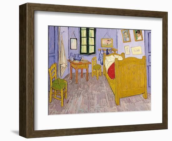 Van Gogh's Bedroom at Arles, 1889-Vincent van Gogh-Framed Giclee Print