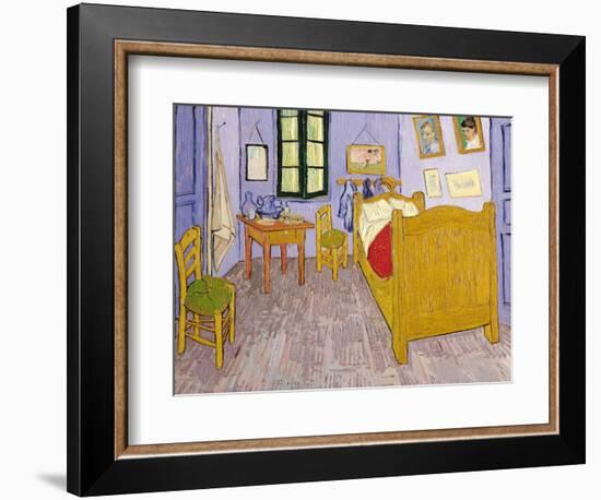 Van Gogh's Bedroom at Arles, 1889-Vincent van Gogh-Framed Giclee Print