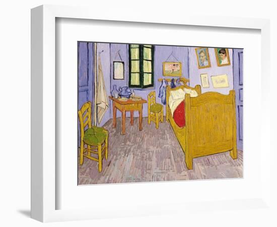 Van Gogh's Bedroom at Arles, 1889-Vincent van Gogh-Framed Giclee Print