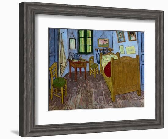 Van Gogh's Bedroom-Vincent van Gogh-Framed Giclee Print