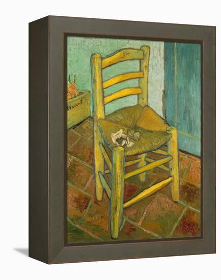 Van Gogh's Chair, 1888/89-Vincent van Gogh-Framed Premier Image Canvas