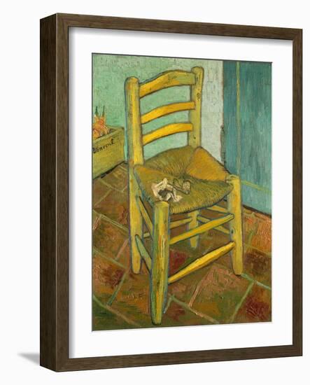 Van Gogh's Chair, 1888/89-Vincent van Gogh-Framed Giclee Print