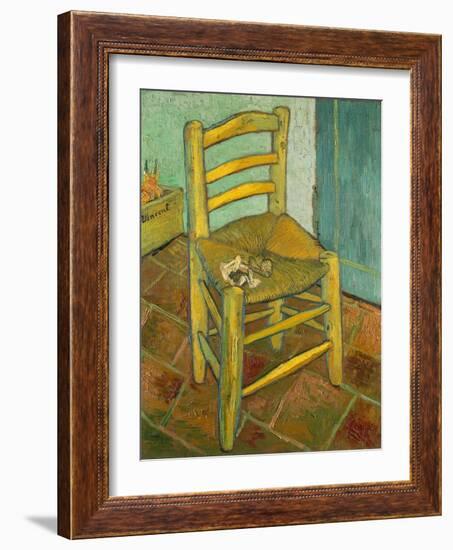 Van Gogh's Chair, 1888/89-Vincent van Gogh-Framed Giclee Print