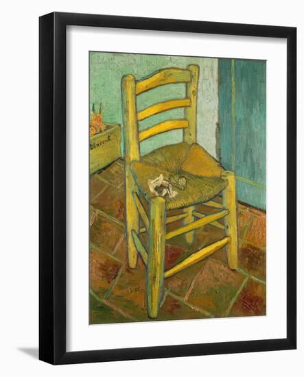 Van Gogh's Chair, 1888/89-Vincent van Gogh-Framed Giclee Print