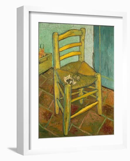 Van Gogh's Chair, 1888/89-Vincent van Gogh-Framed Giclee Print