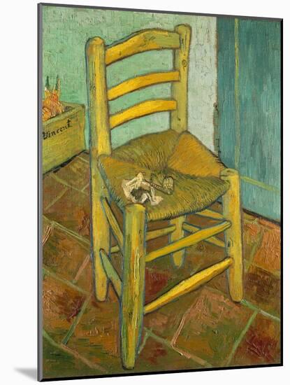 Van Gogh's Chair, 1888/89-Vincent van Gogh-Mounted Giclee Print