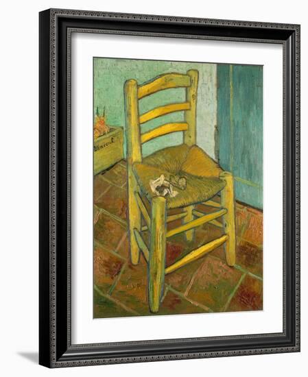 Van Gogh's Chair, 1888/89-Vincent van Gogh-Framed Giclee Print