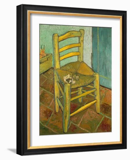 Van Gogh's Chair, 1888/89-Vincent van Gogh-Framed Giclee Print