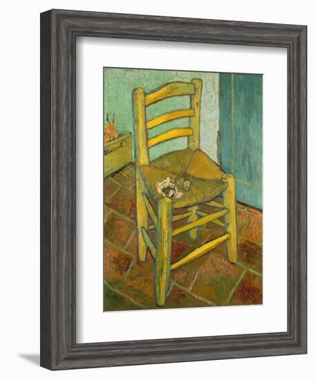 Van Gogh's Chair, 1888/89-Vincent van Gogh-Framed Giclee Print