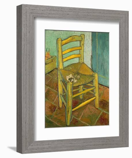 Van Gogh's Chair, 1888/89-Vincent van Gogh-Framed Giclee Print