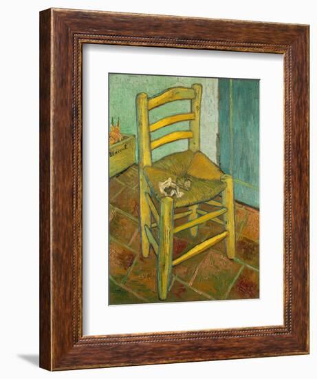 Van Gogh's Chair, 1888/89-Vincent van Gogh-Framed Giclee Print