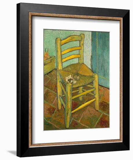 Van Gogh's Chair, 1888/89-Vincent van Gogh-Framed Giclee Print