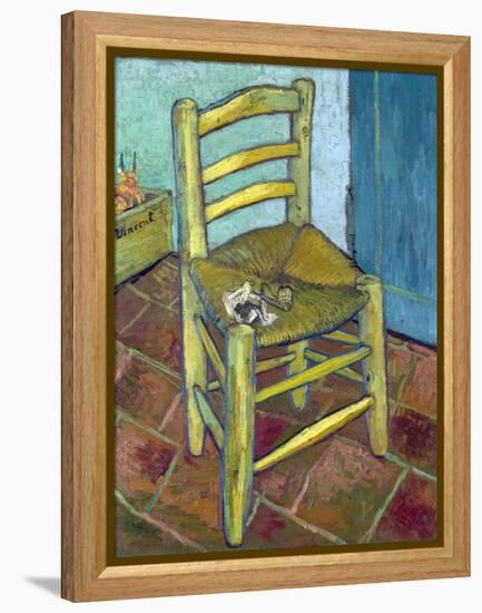 Van Gogh's Chair, 1888-Vincent van Gogh-Framed Premier Image Canvas