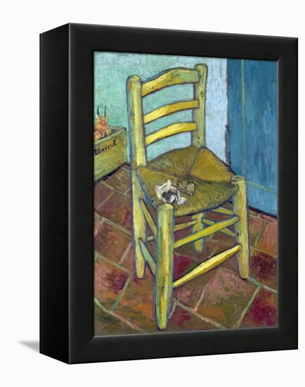 Van Gogh's Chair, 1888-Vincent van Gogh-Framed Premier Image Canvas