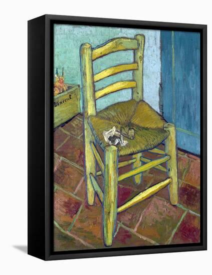 Van Gogh's Chair, 1888-Vincent van Gogh-Framed Premier Image Canvas