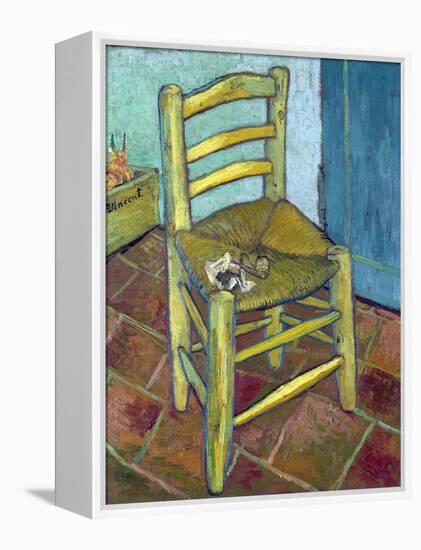 Van Gogh's Chair, 1888-Vincent van Gogh-Framed Premier Image Canvas