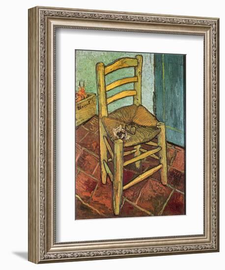 Van Gogh's Chair and Pipe, 1888-Vincent van Gogh-Framed Giclee Print