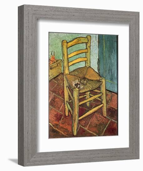 Van Gogh's Chair and Pipe, 1888-Vincent van Gogh-Framed Giclee Print