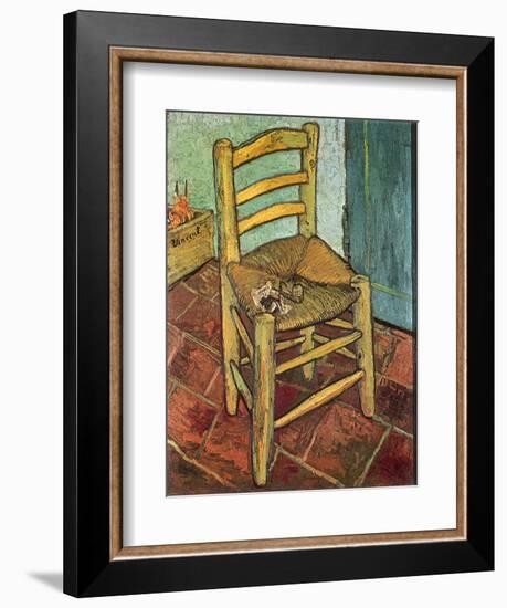 Van Gogh's Chair and Pipe, 1888-Vincent van Gogh-Framed Giclee Print