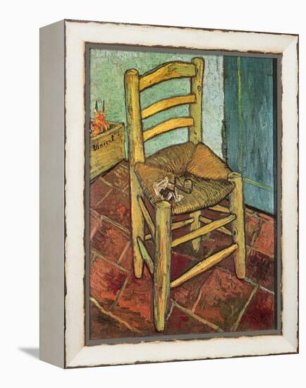 Van Gogh's Chair and Pipe, 1888-Vincent van Gogh-Framed Premier Image Canvas