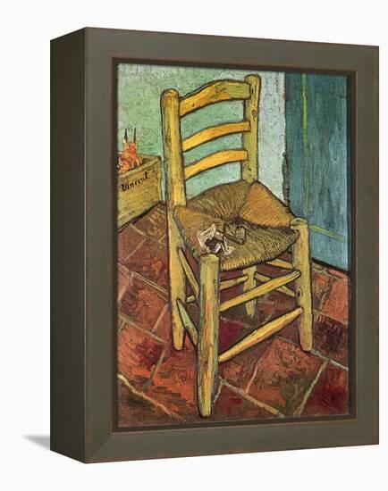 Van Gogh's Chair and Pipe, 1888-Vincent van Gogh-Framed Premier Image Canvas