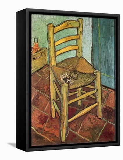 Van Gogh's Chair and Pipe, 1888-Vincent van Gogh-Framed Premier Image Canvas