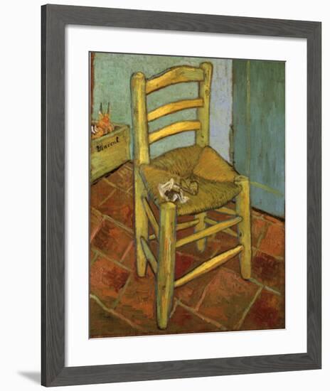 Van Gogh's Chair, c.1888-Vincent van Gogh-Framed Art Print