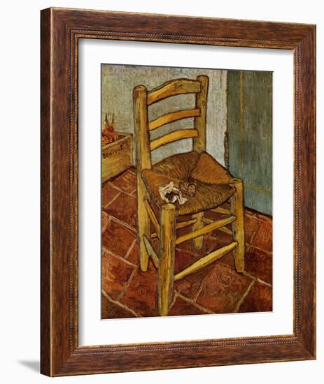 Van Gogh's Chair, c.1888-Vincent van Gogh-Framed Art Print