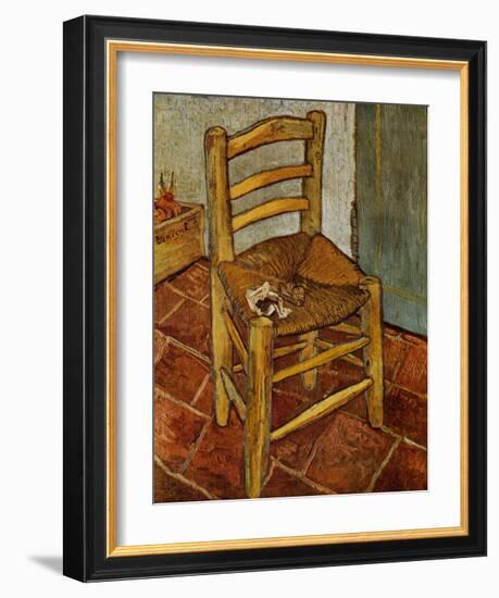 Van Gogh's Chair, c.1888-Vincent van Gogh-Framed Art Print