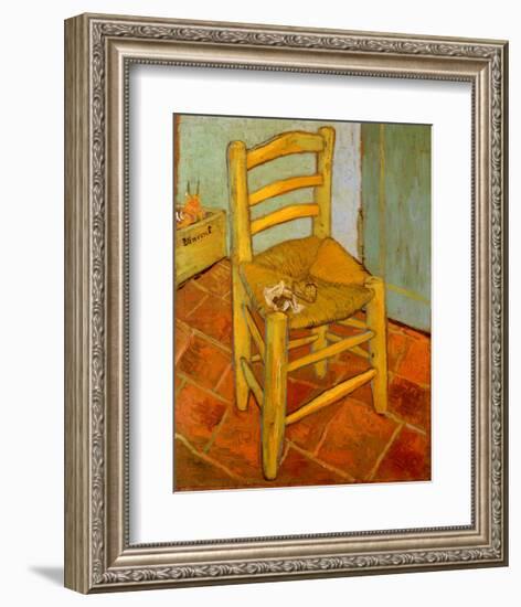 Van Gogh's Chair, c.1888-Vincent van Gogh-Framed Art Print