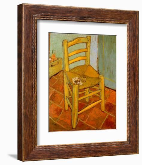 Van Gogh's Chair, c.1888-Vincent van Gogh-Framed Art Print