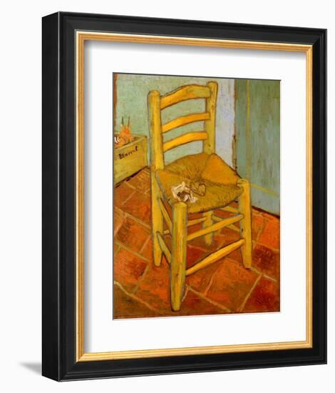 Van Gogh's Chair, c.1888-Vincent van Gogh-Framed Art Print