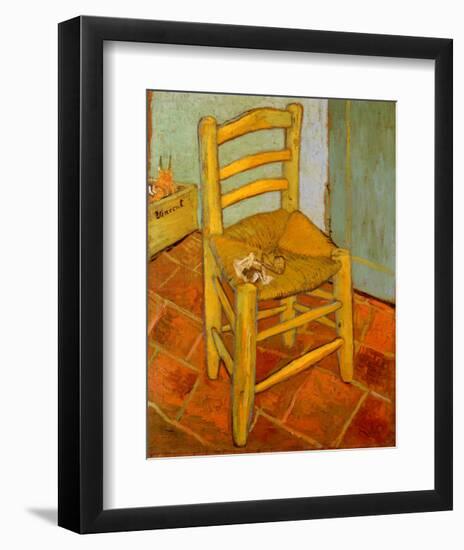 Van Gogh's Chair, c.1888-Vincent van Gogh-Framed Art Print