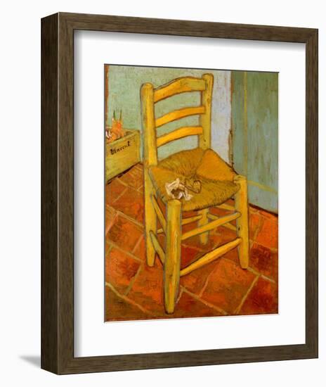 Van Gogh's Chair, c.1888-Vincent van Gogh-Framed Art Print