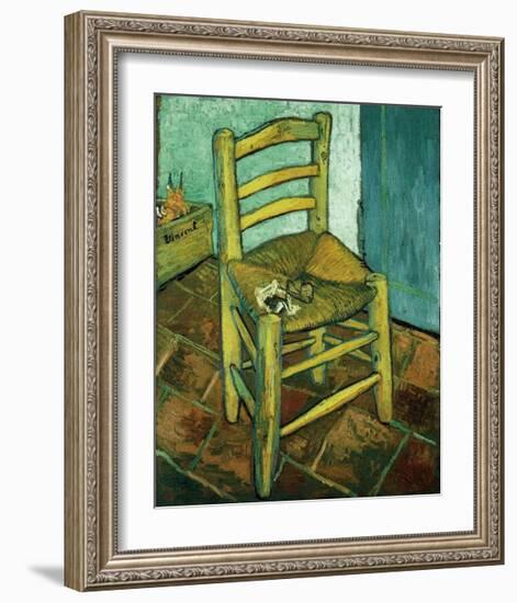 Van Gogh's Chair, c.1888-Vincent van Gogh-Framed Giclee Print