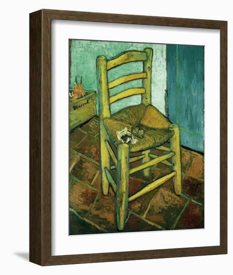 Van Gogh's Chair, c.1888-Vincent van Gogh-Framed Giclee Print