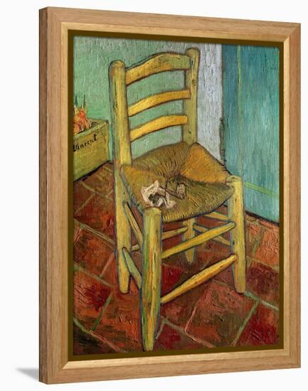 Van Gogh's Chair, c.1888-Vincent van Gogh-Framed Premier Image Canvas