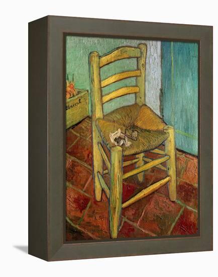 Van Gogh's Chair, c.1888-Vincent van Gogh-Framed Premier Image Canvas