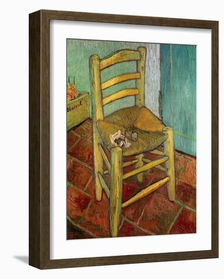 Van Gogh's Chair, c.1888-Vincent van Gogh-Framed Giclee Print