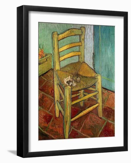 Van Gogh's Chair, c.1888-Vincent van Gogh-Framed Giclee Print