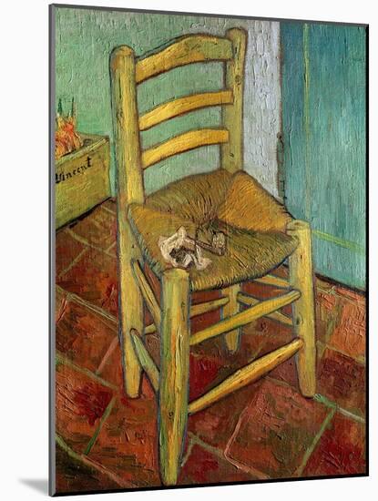 Van Gogh's Chair, c.1888-Vincent van Gogh-Mounted Giclee Print