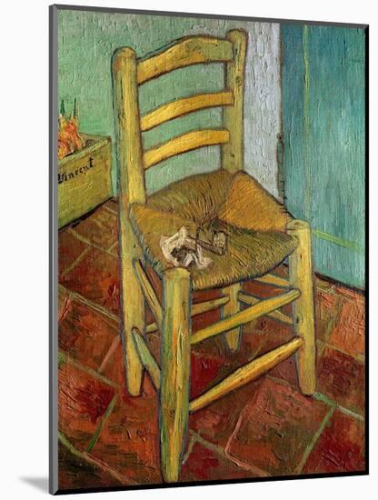 Van Gogh's Chair, c.1888-Vincent van Gogh-Mounted Premium Giclee Print